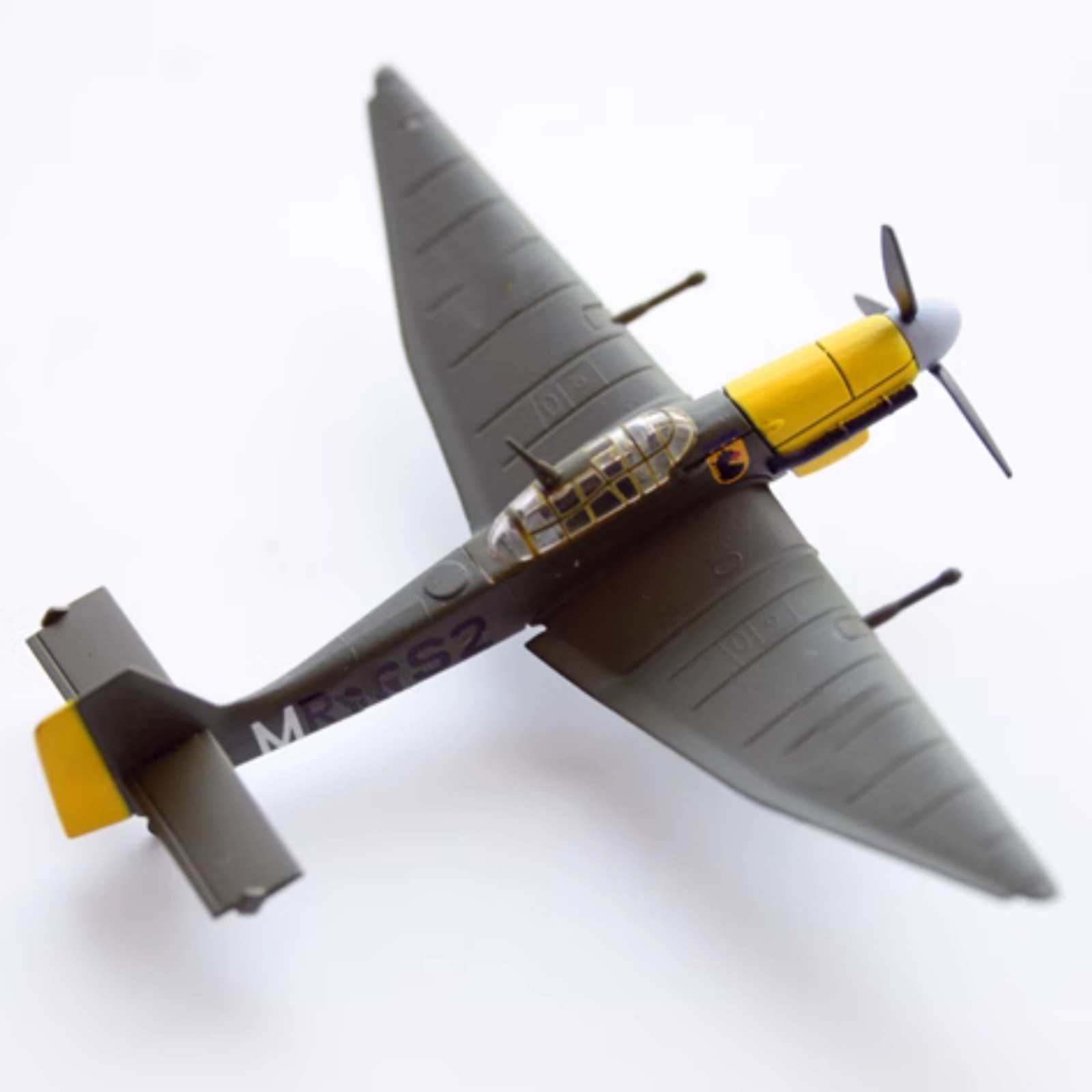1/110 Scale 10cm Diecast Alloy Germany Junkers JU-87 Stuka Bomber Model