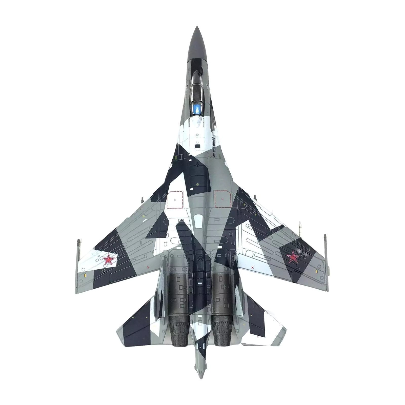 1/100 Alloy Russian SU35 Fighter Model Airplane Model Airplane Souvenir Toys