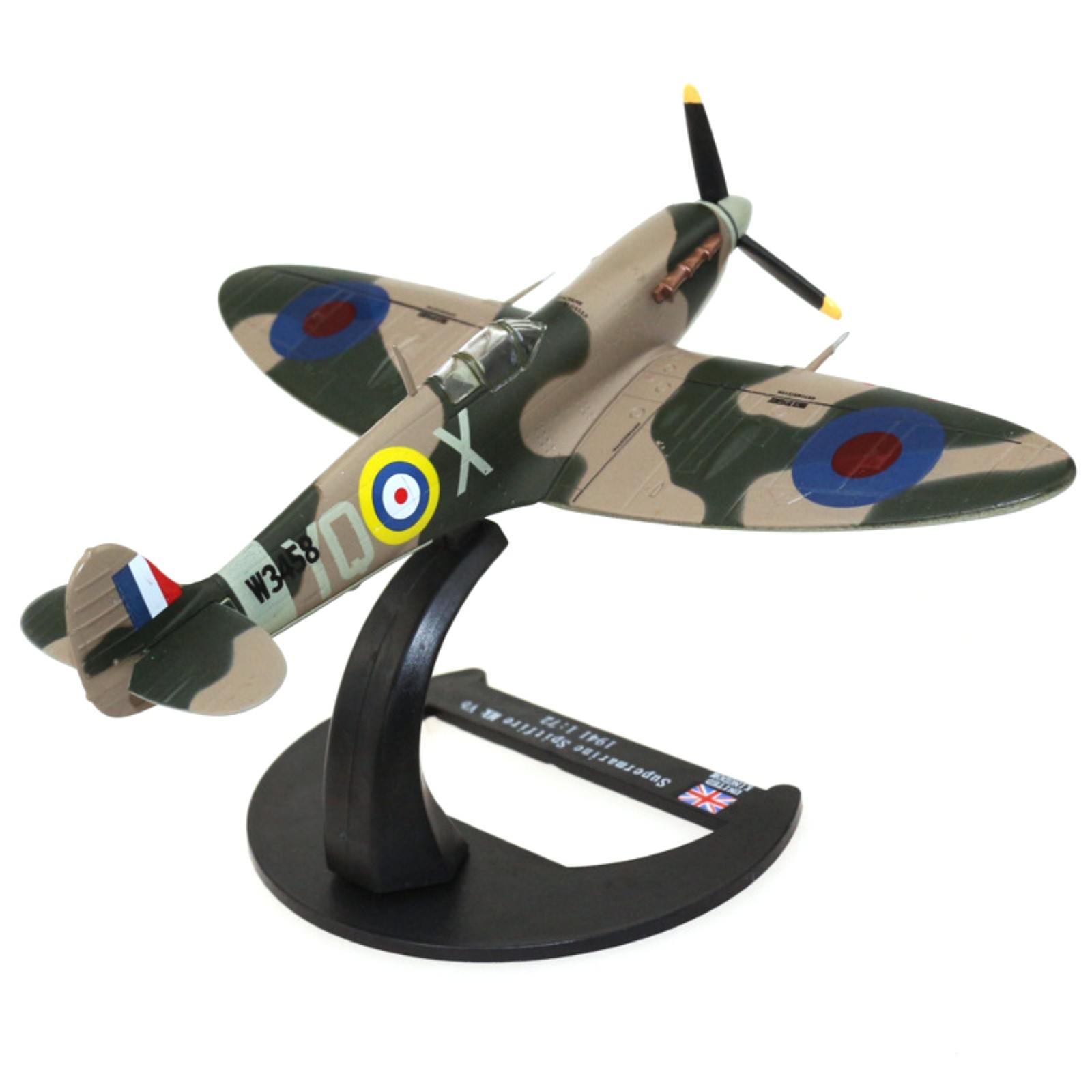 13cm Diecast Alloy 1/72 Scale WWII UK Supermarine Spitfire Mk Vb Fighter Model