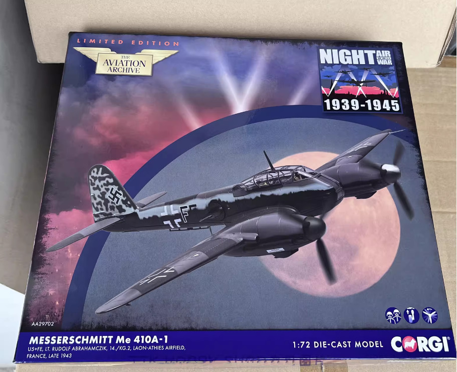 1:72 Corgi Messerschmitt Me 410A Hornisse Luftwaffe 1943 Fighter Diecast Model