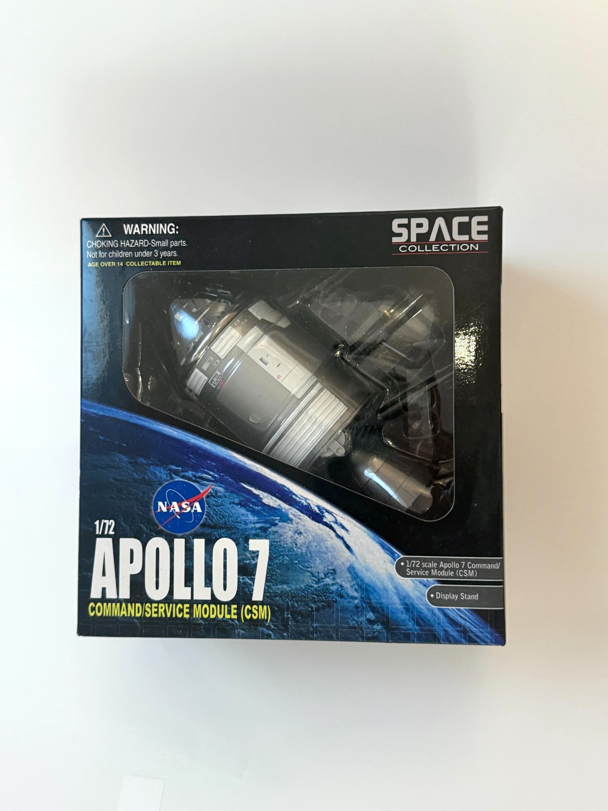 Space Dragon Wings NASA Apollo 7 CSM 1/72 Diecast Spacecraft Model Display