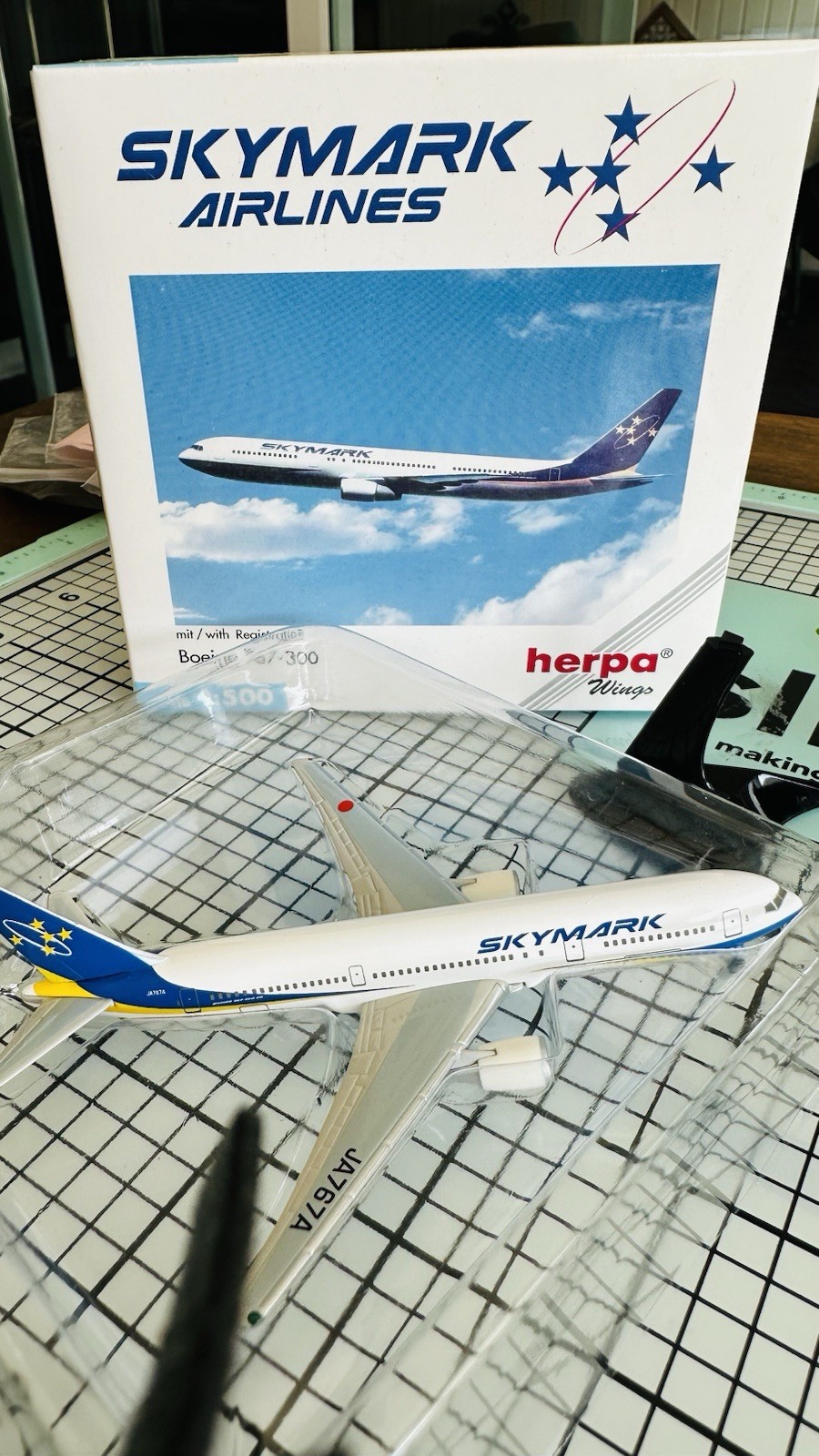 Herpa Wings 1:500 AIRPLANE Japan Air System Airbus A300-600R