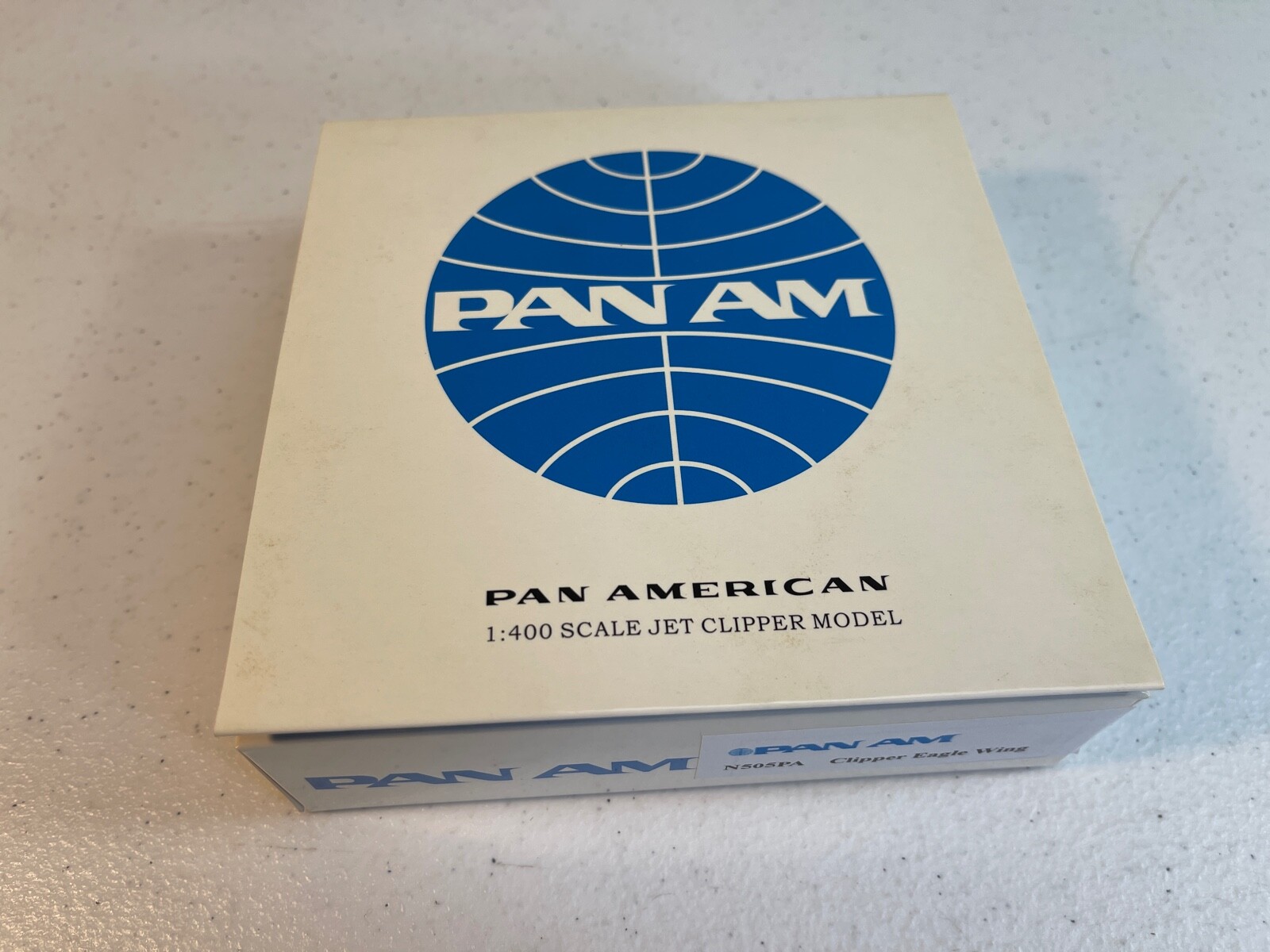 1:400 BLUE BOX PAN AM L-1011 1970S COLORS CHROME BELLY CLIPPER EAGLE WING N505PA