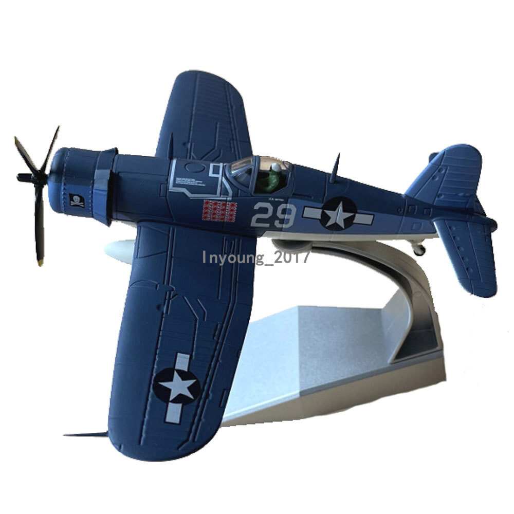1:72 WWII F4U Corsair Fighter Airplane Model Diecast Military Army Plane Model