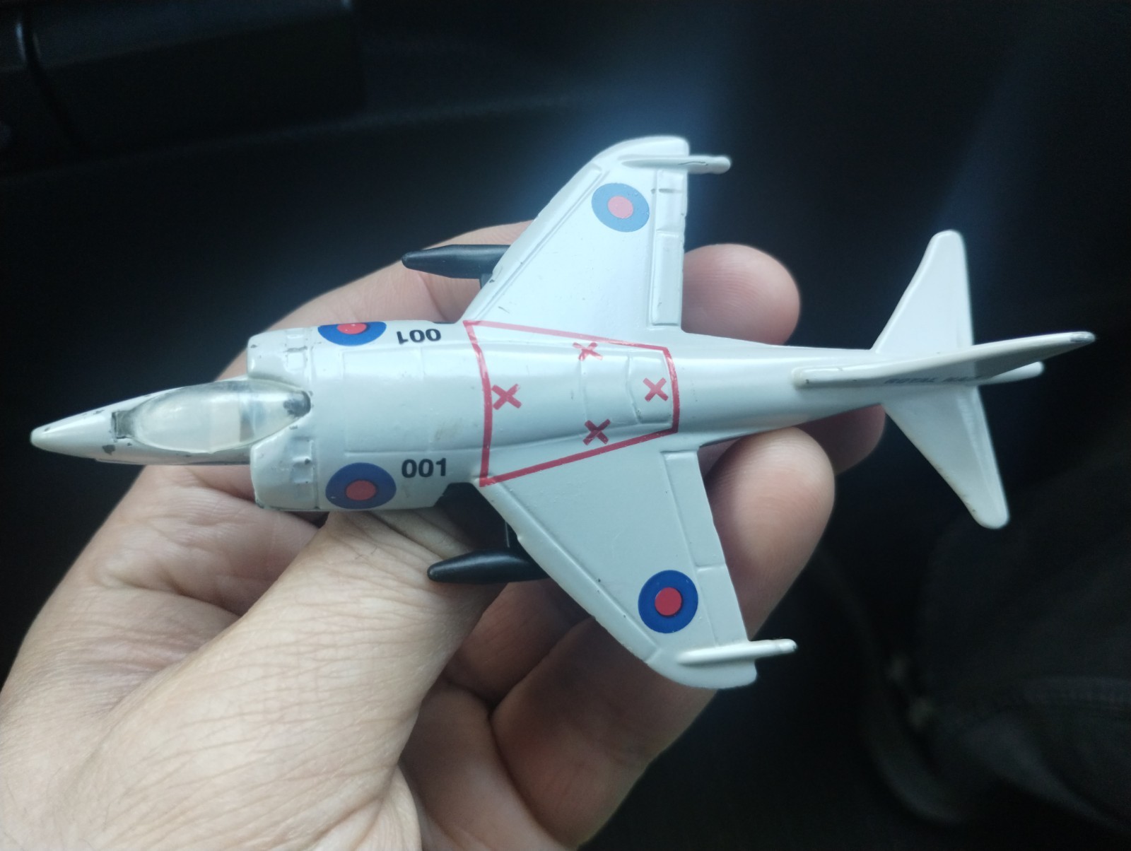 Matchbox 1980 Harrier SB27 Fighter Jet Royal Navy Diecast Plane Grey