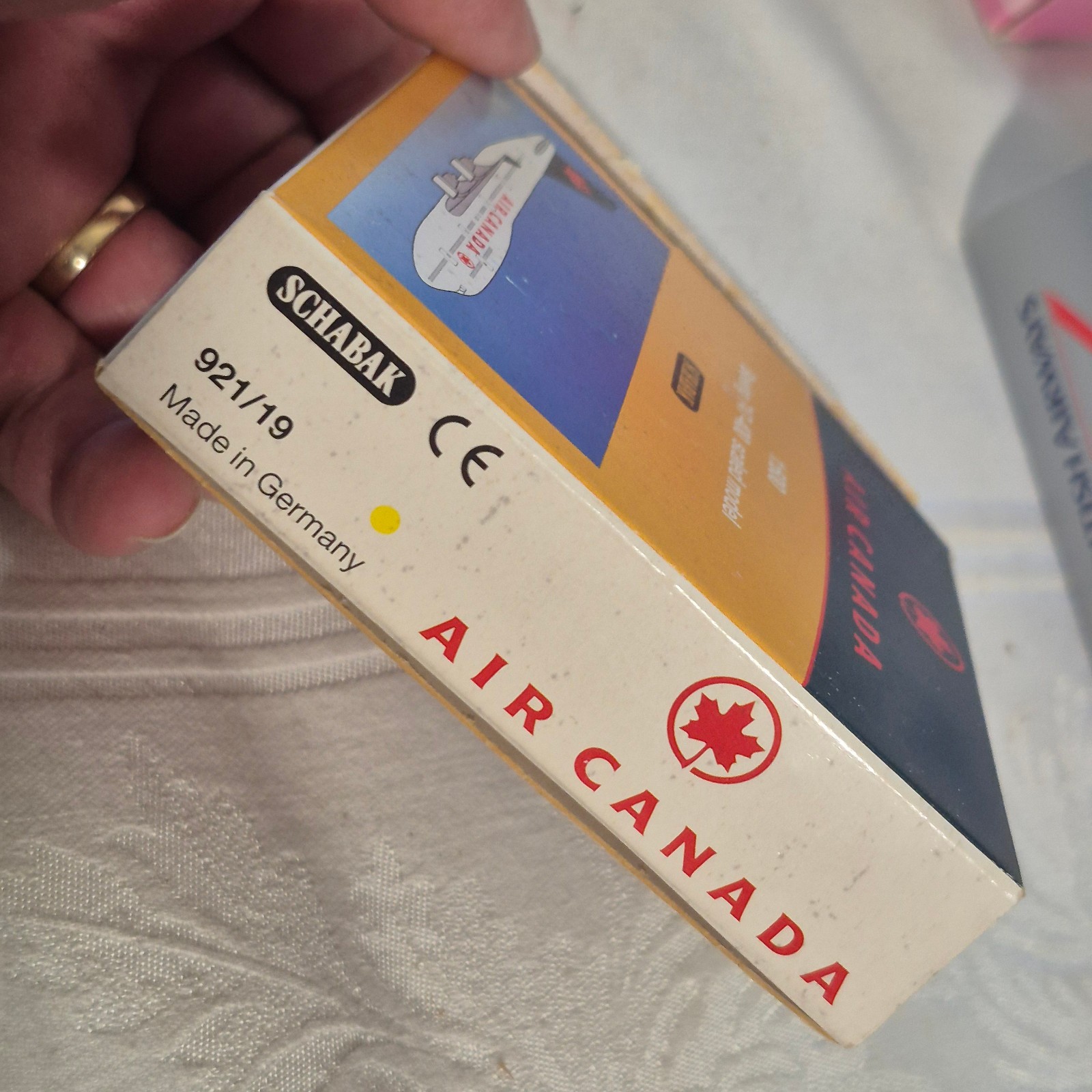 Vintage Schabak 1/600 Air Canada Boeing 747-400 Diecast Model Airplane Boxed