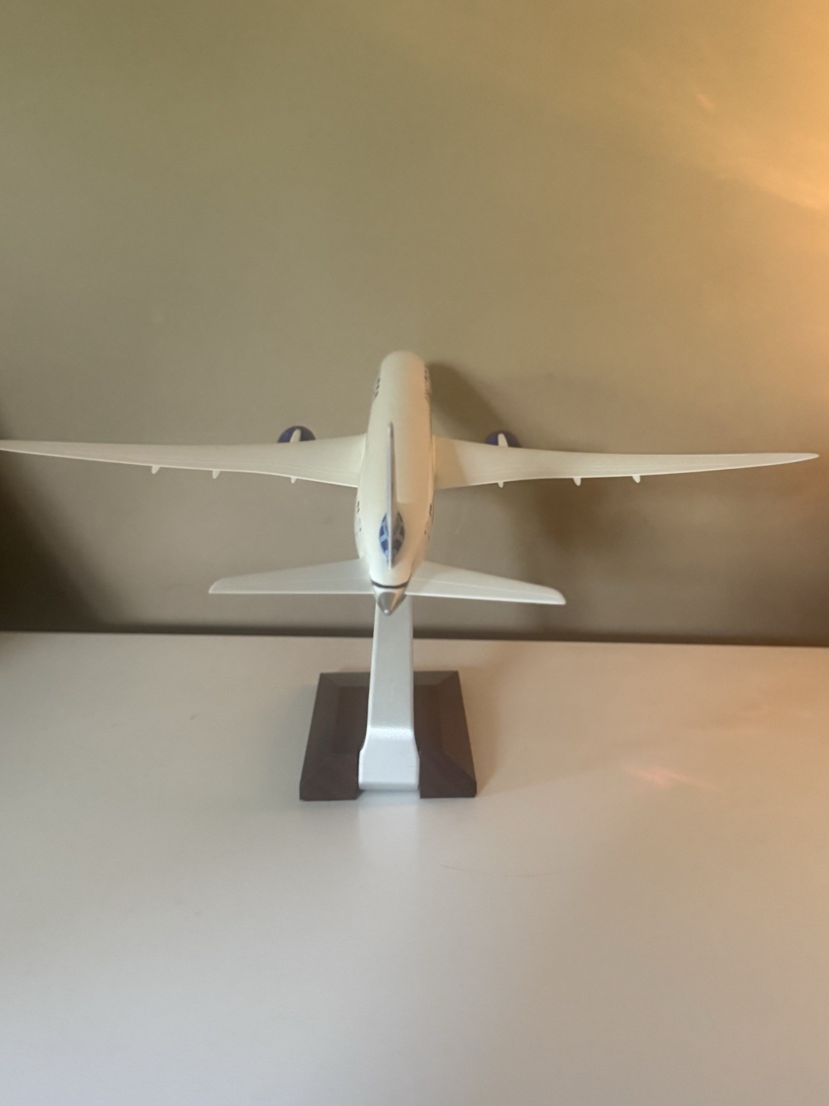 Skymarks United Boeing 787-10 1:200 Scale With Wooden Stand In Mint Condition!