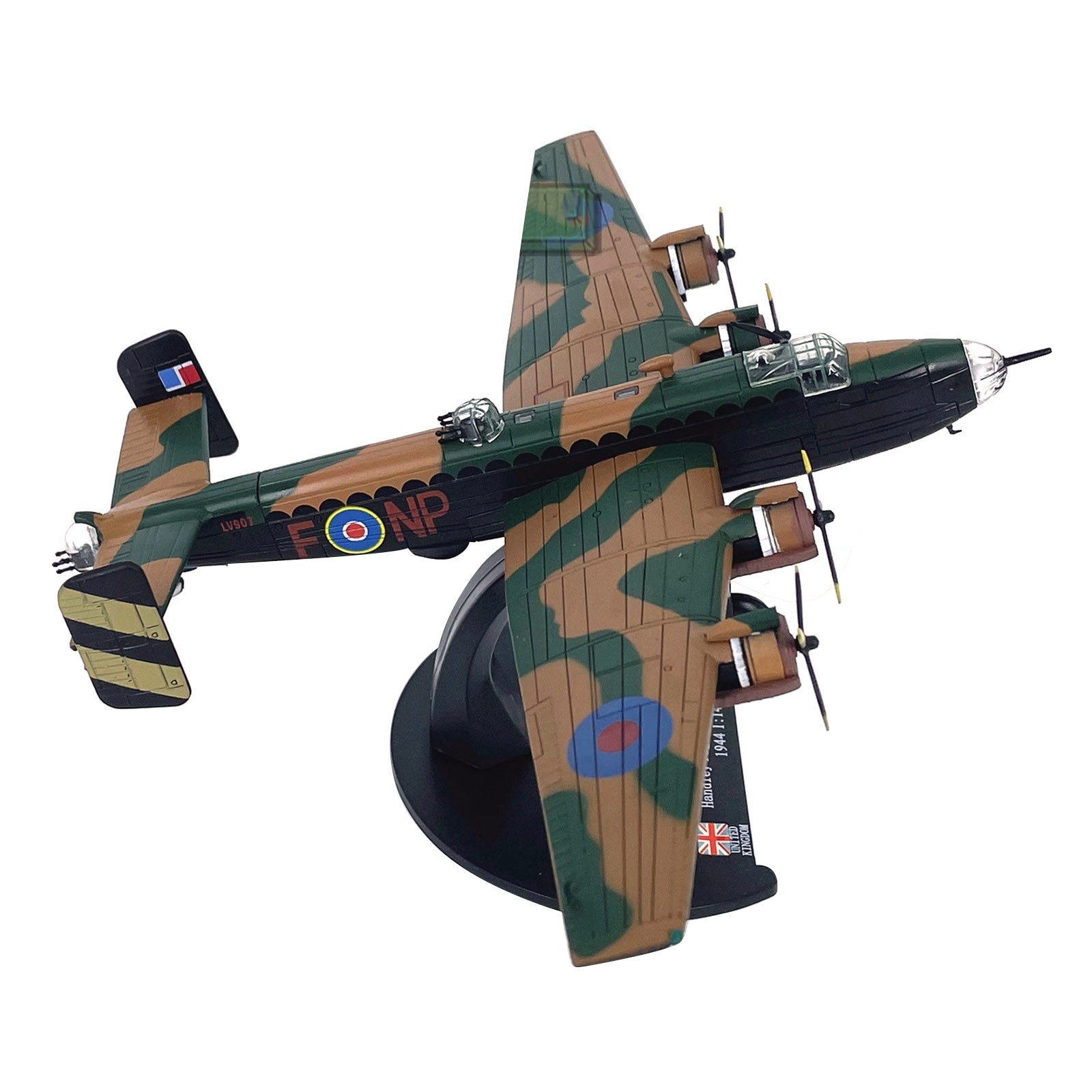 16cm Diecast 1/144 WWII For Handley Page Halifax B.Mk III Bomber Model