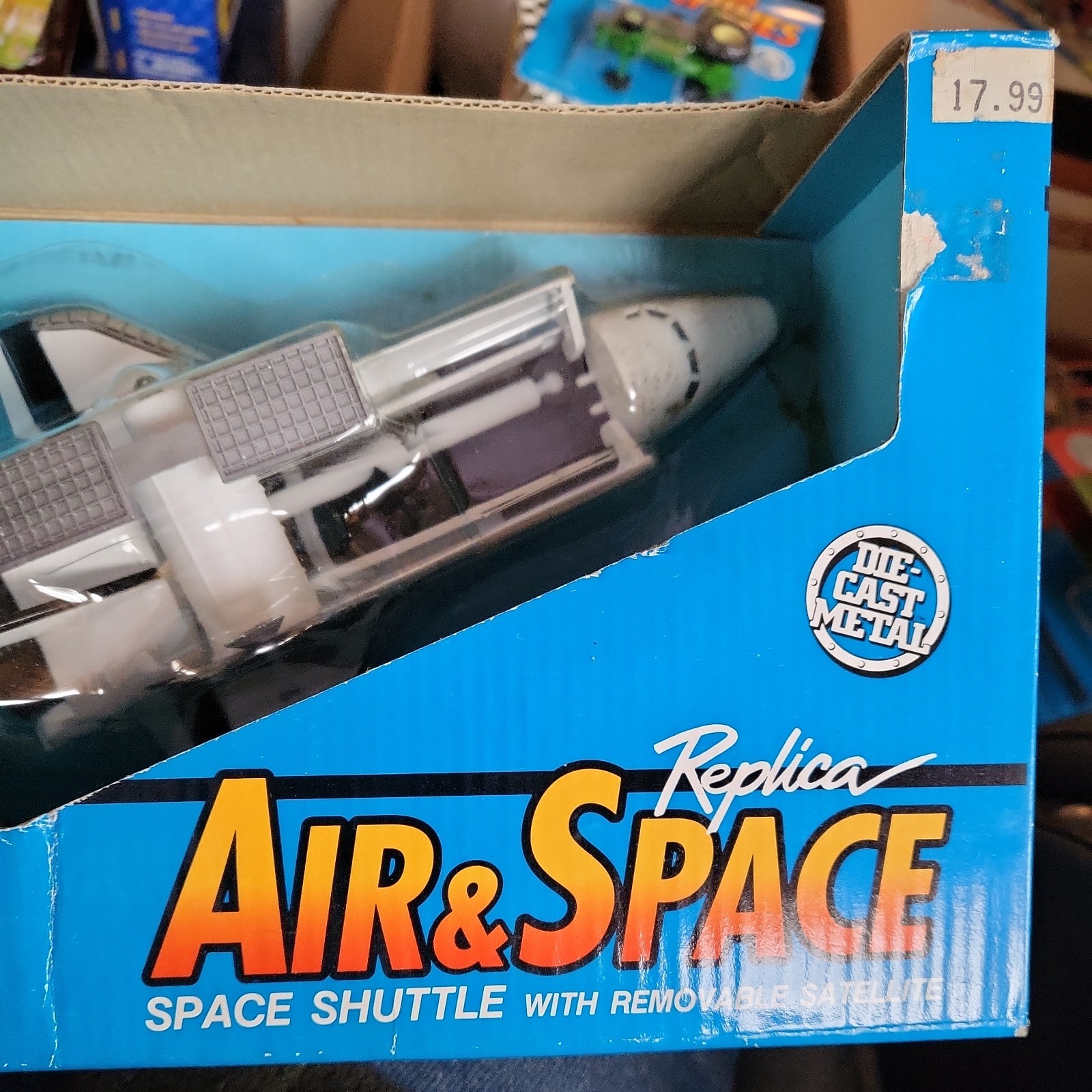 Space Shuttle w/ Removable Satellite By Ertl
