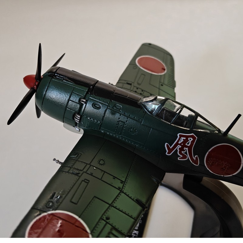 1:72 WWII Japan Kawasaki Ki-84 Hayate Fighter Model Diecast Military Collection