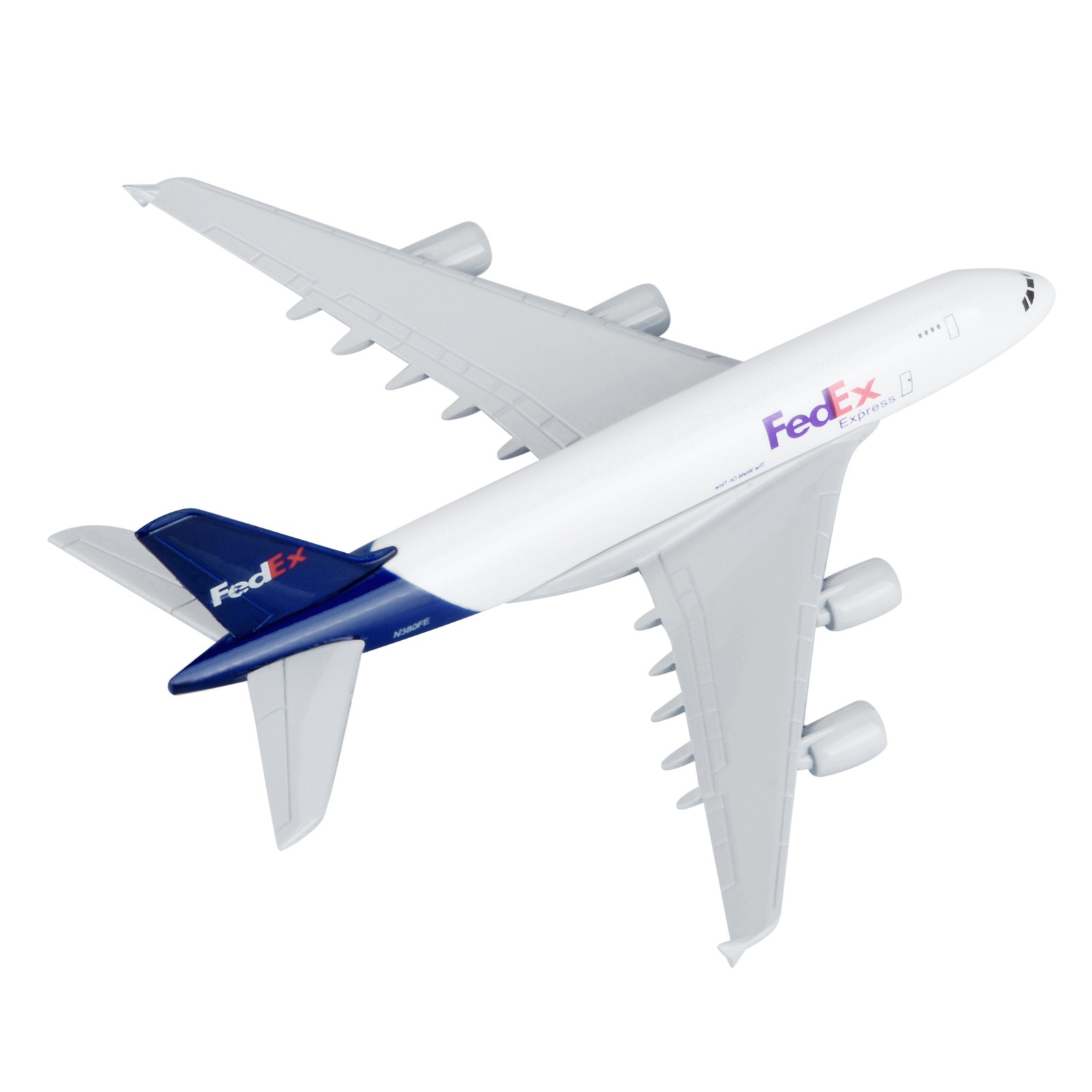 1:400 16cm A380 Cargo Express Composite Material Desk Aircraft Plane Model a