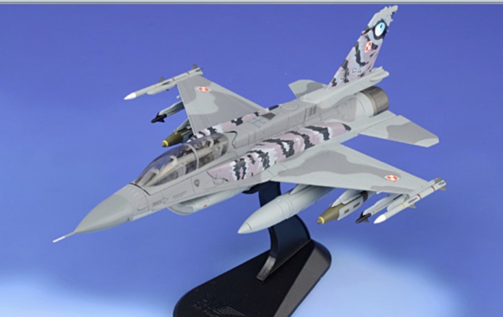 Hobby Master HA3835 Lockheed F-16D Polish Air Force NATO Tiger Meet 2014, 1:72