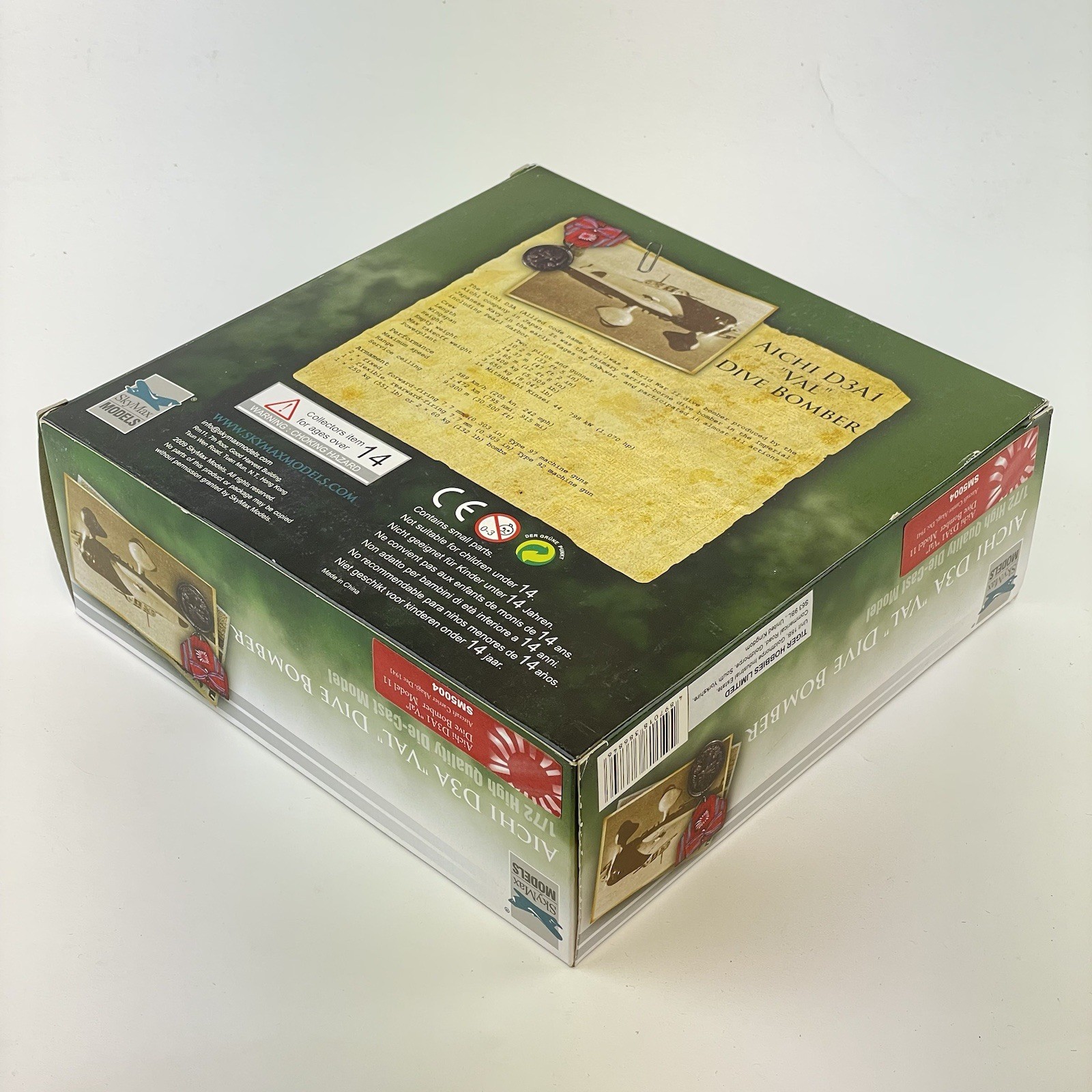 Boxed SkyMax Models 1:72 Scale SM5004 Aichi D3A Val Dive Bomber