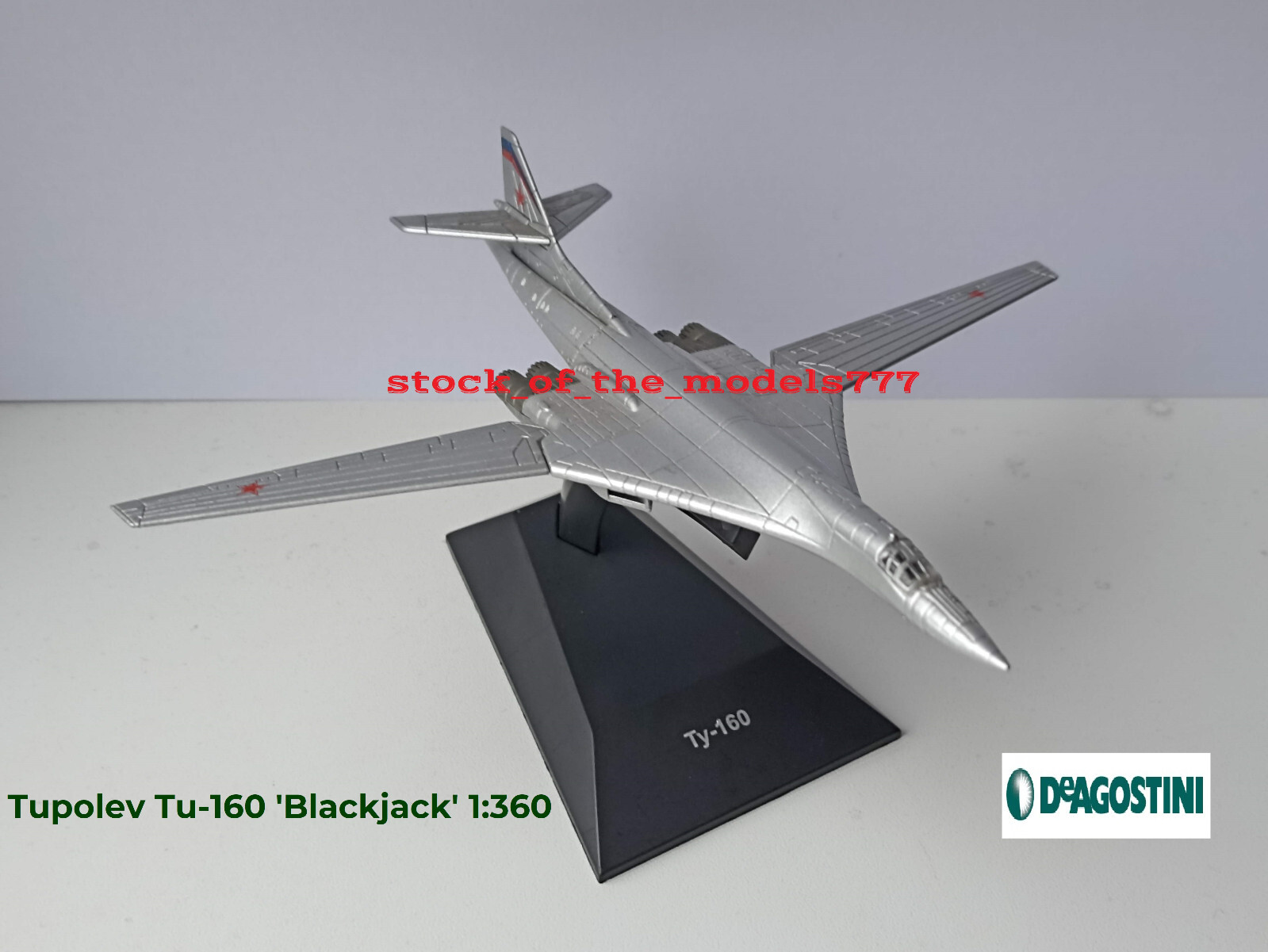 ✈READ!!! Tupolev Tu-160 Blackjack 1:360 Deagostini Soviet Air Force model