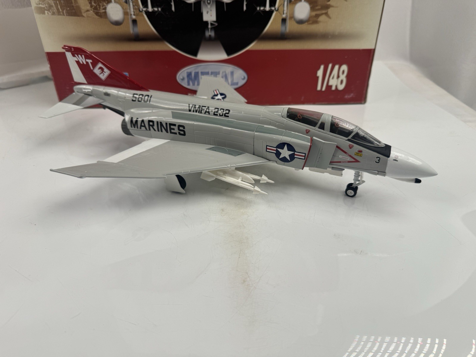 Franklin Armour Mint Collection 1:48 F-4 Phantom US Marines Vietnam War 1/48