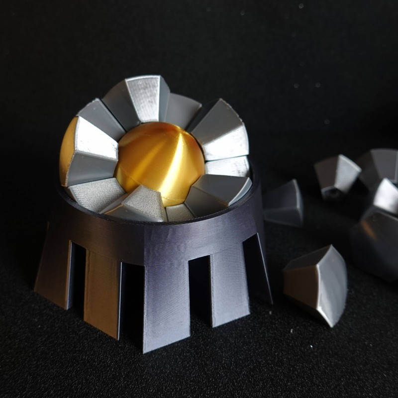 80mm Oppenheimer “Thin Man” Atom Bomb Core Model 3D Printed Military Collection