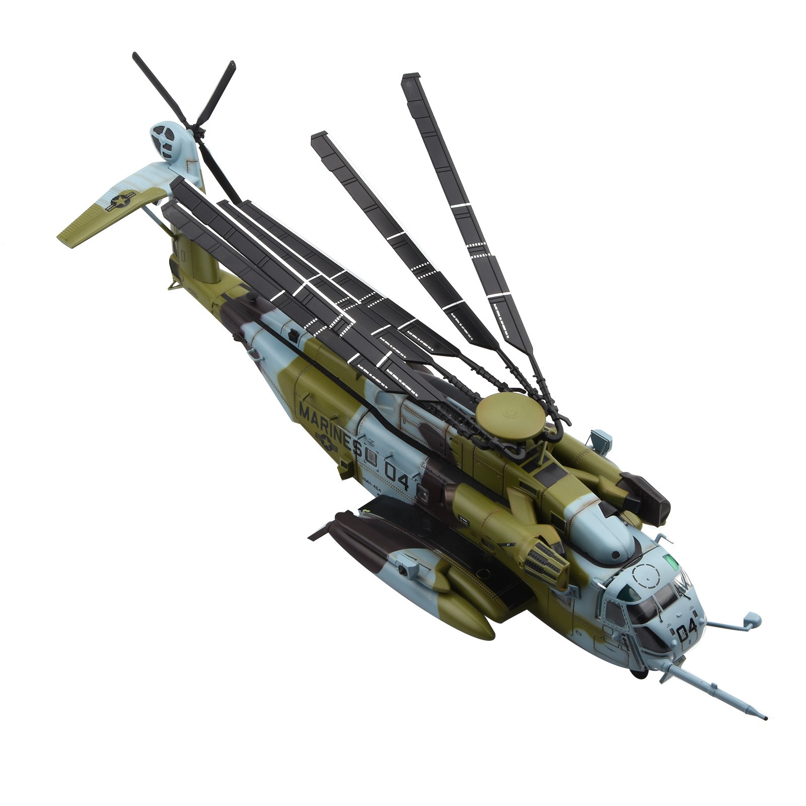 Diecast Alloy 1/72 United States Navy For Sikorsky CH-53E Super Stallion Black