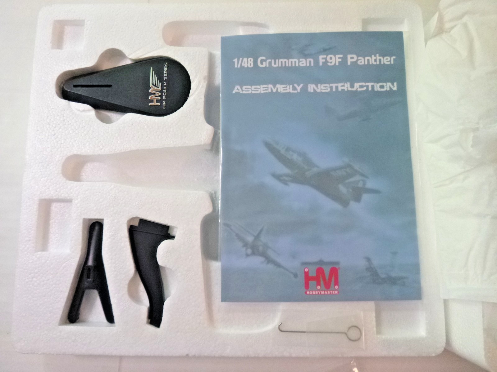 Hobby Master, Grumman, F-9F-2 Panther, Navy Blue Angels , 1:48, Diecast, Used