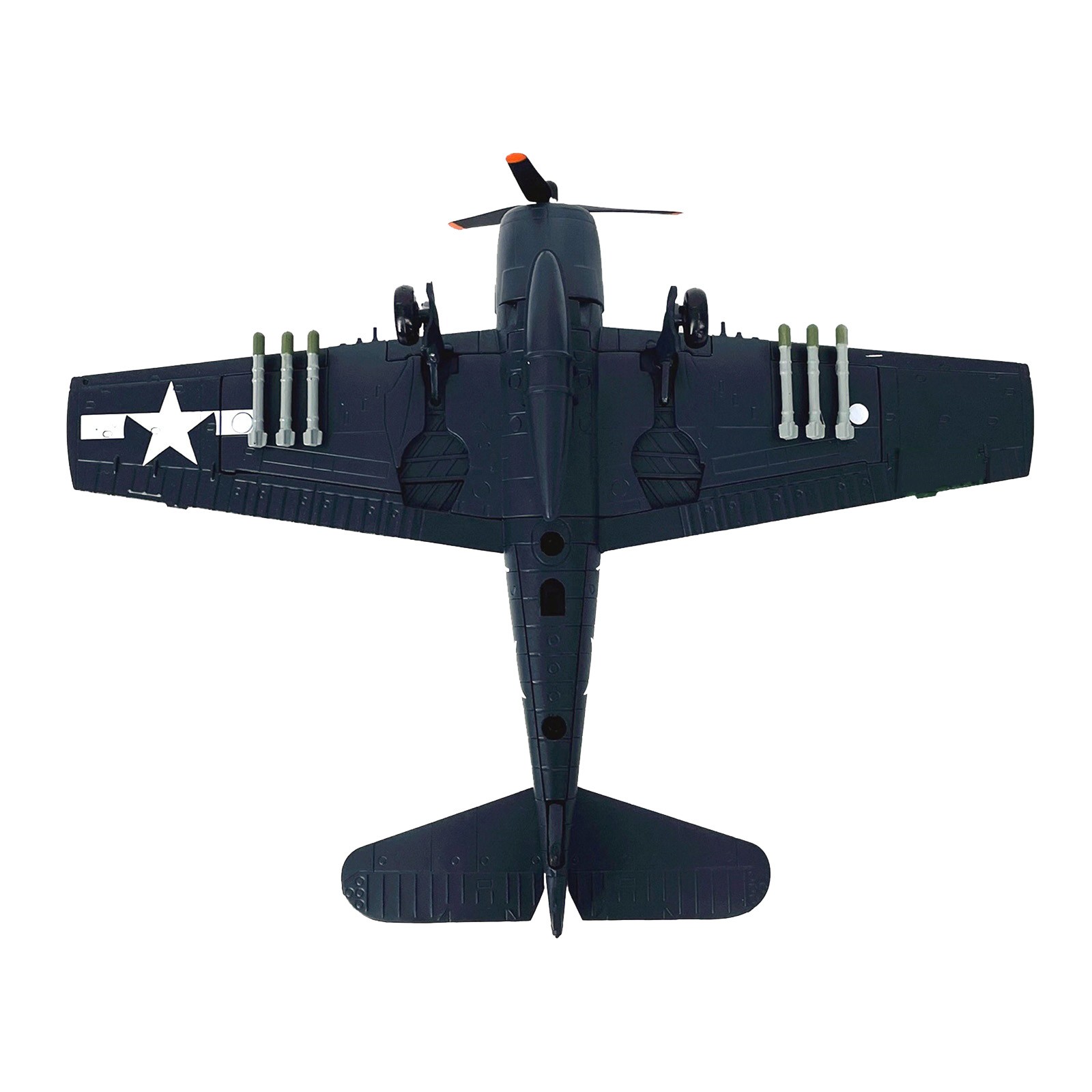 F6F Hellcat WWII Carrier-Based Fighter Model 1/72 Scale Diecast Alloy 14cm