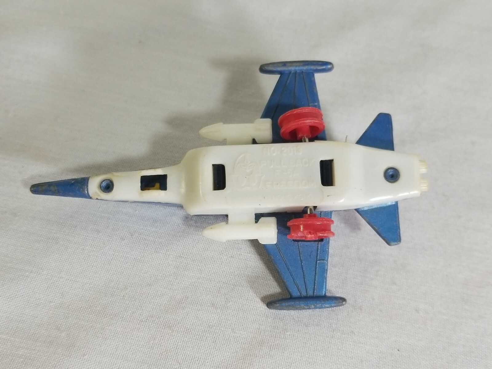 Vintage Die-Cast Jet Airplane Pull Back F-5A Freedom Made In Hong Kong