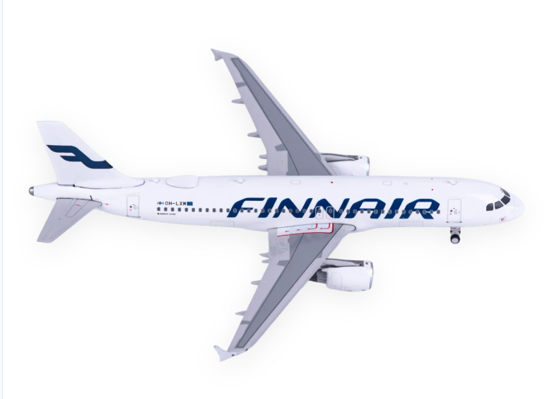1:400 Phoenix Finnair OH-LXM A320-200 Passenger Diecast Aircraft Plane Model