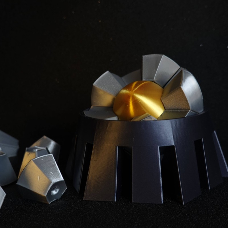 3D Printed 80mm Military Collection Atom Bomb Core Model Oppenheimer Souvenirs