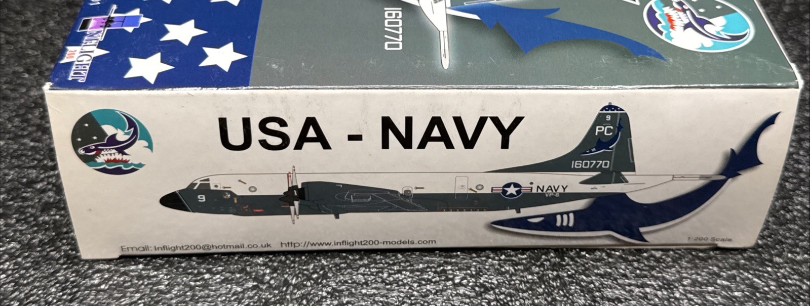 1:200 InFlight USA Navy Lockheed P-3C Orion Diecast Model. IFP3SPEC001