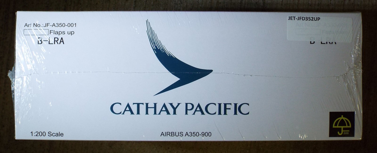1/200 Diecast Cathay Pacific A350-900 Flaps Up Jet-X #JFD352UP Shrink Wrap MISB