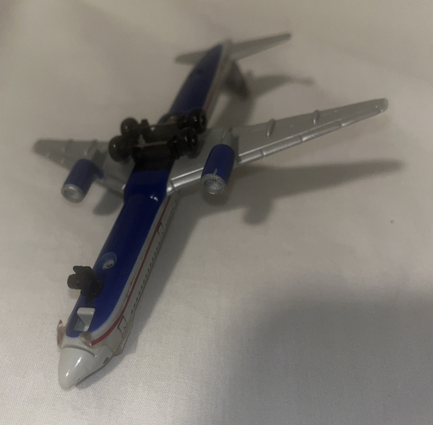 VTG Daron Realtoy US Airways Die-Cast Model Airplane Gray Livery N000US