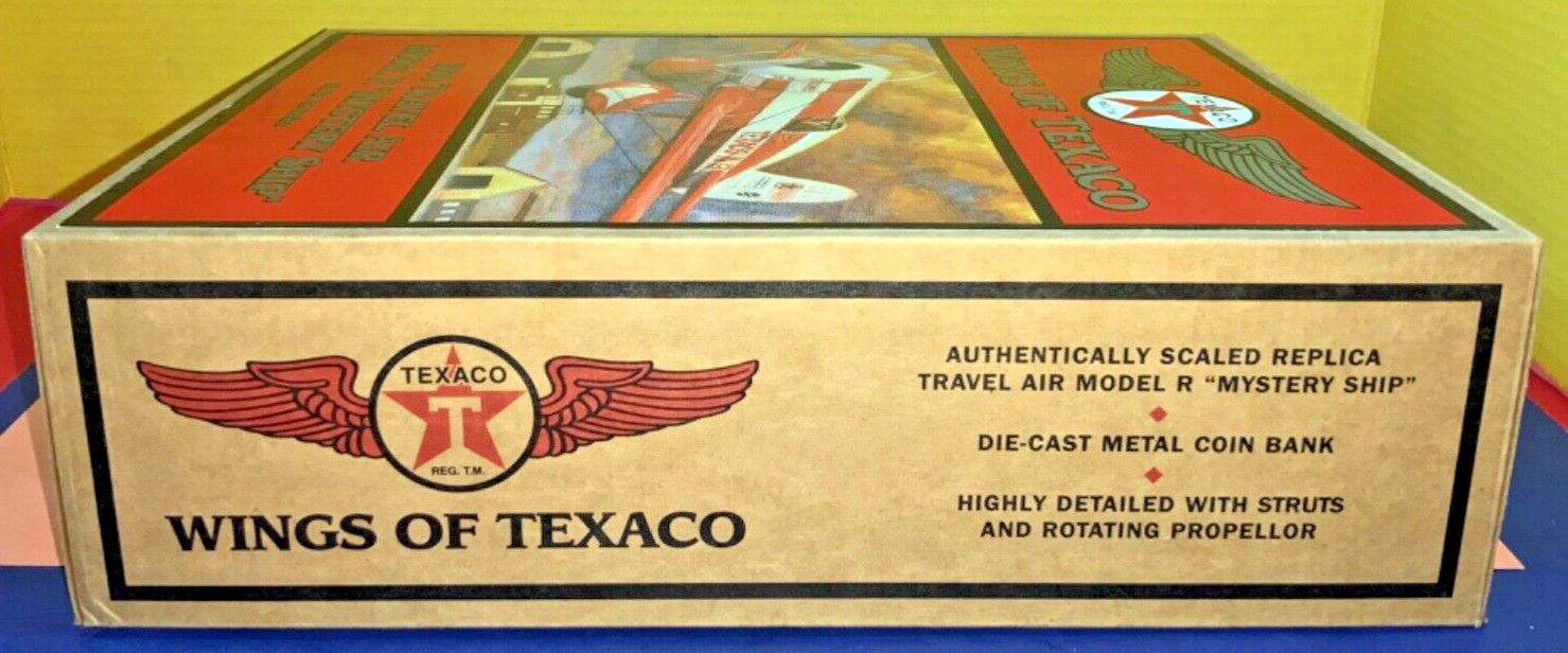 VTG 1997 Wings of Texaco 1930 Travel Air Model R Mystery Ship – AS IS w/ Box