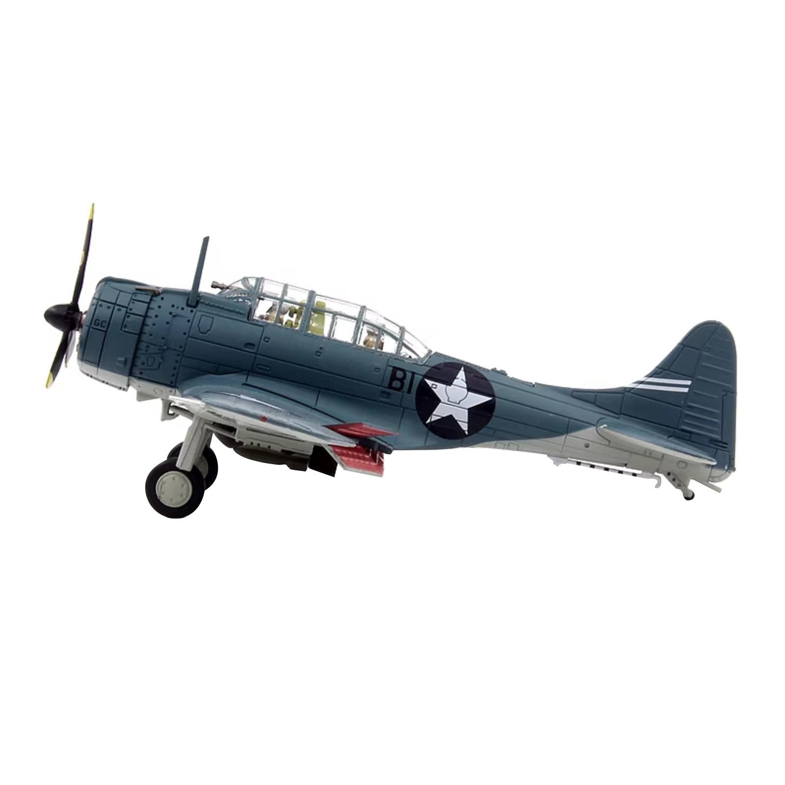 1/72 Scale WWII SBD Dauntless Dive Bomber Alloy Model Aircraft 14cm