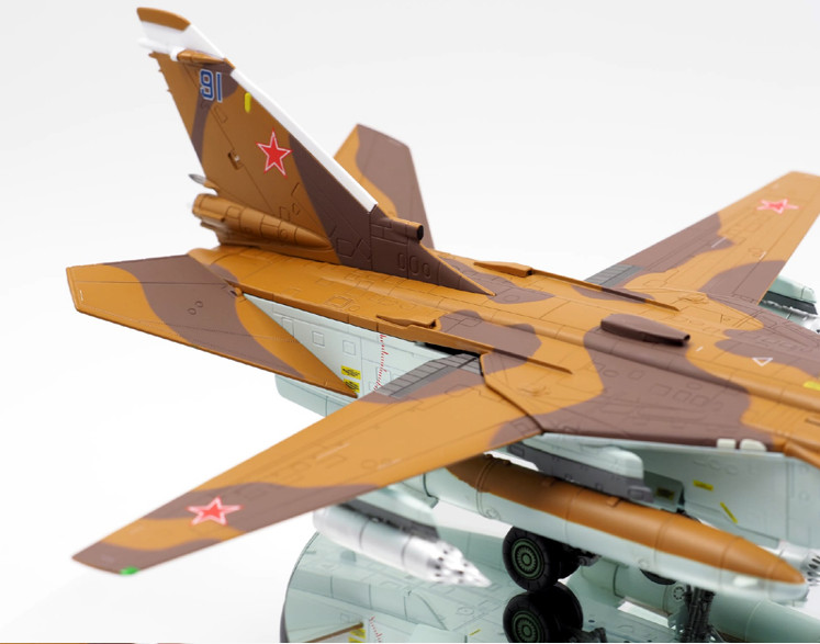 1:72 31CM Calibre Wings SUKHOI SU-24MK Bomber Fighter Diecast Aircraft Model