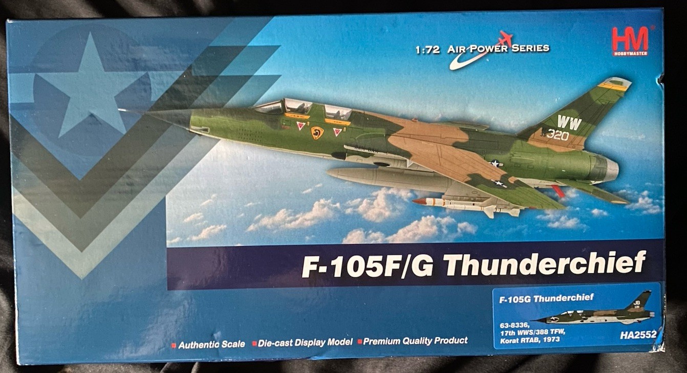 Hobby Master HA2552 F105G Wild Weasel Thailand 1973 Never opened/see pictures