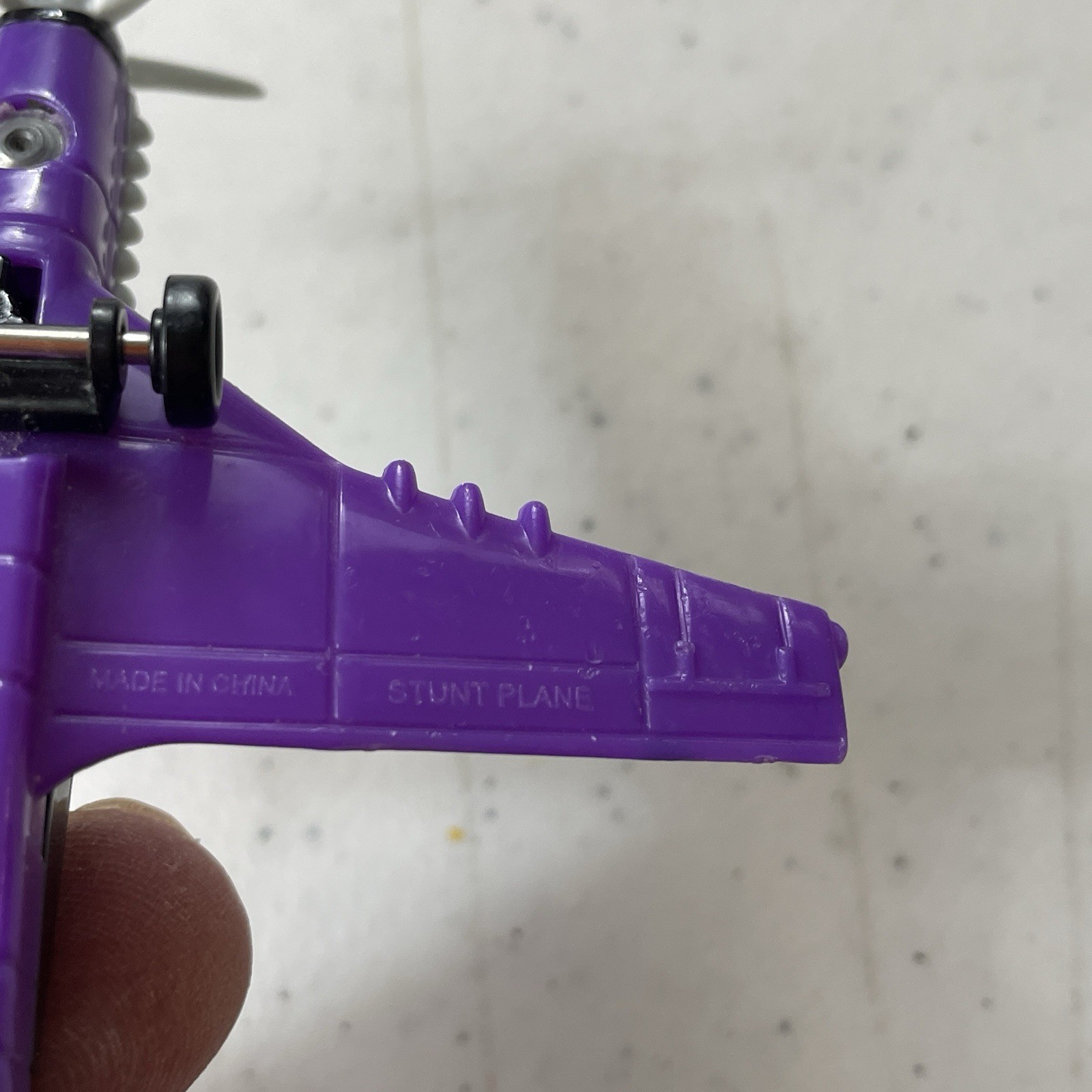 Matchbox Sky Busters Monster Mission Purple Cool Rare Ghost Skull Plane Toy GC