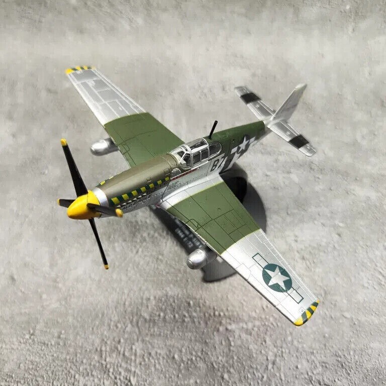 1:72 North America P-51B Mustang Fighter Diecast Alloy Aircraft Model Collection