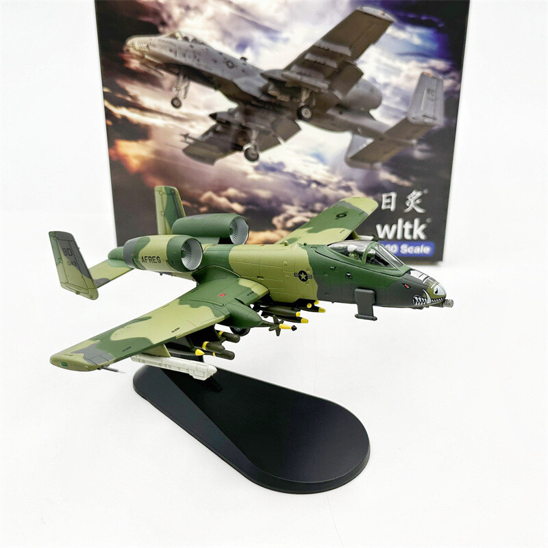 Wltk 1/100 USAF A-10A Thunderbolt Warthog Camouflage Diecast Model Exquisite Ver