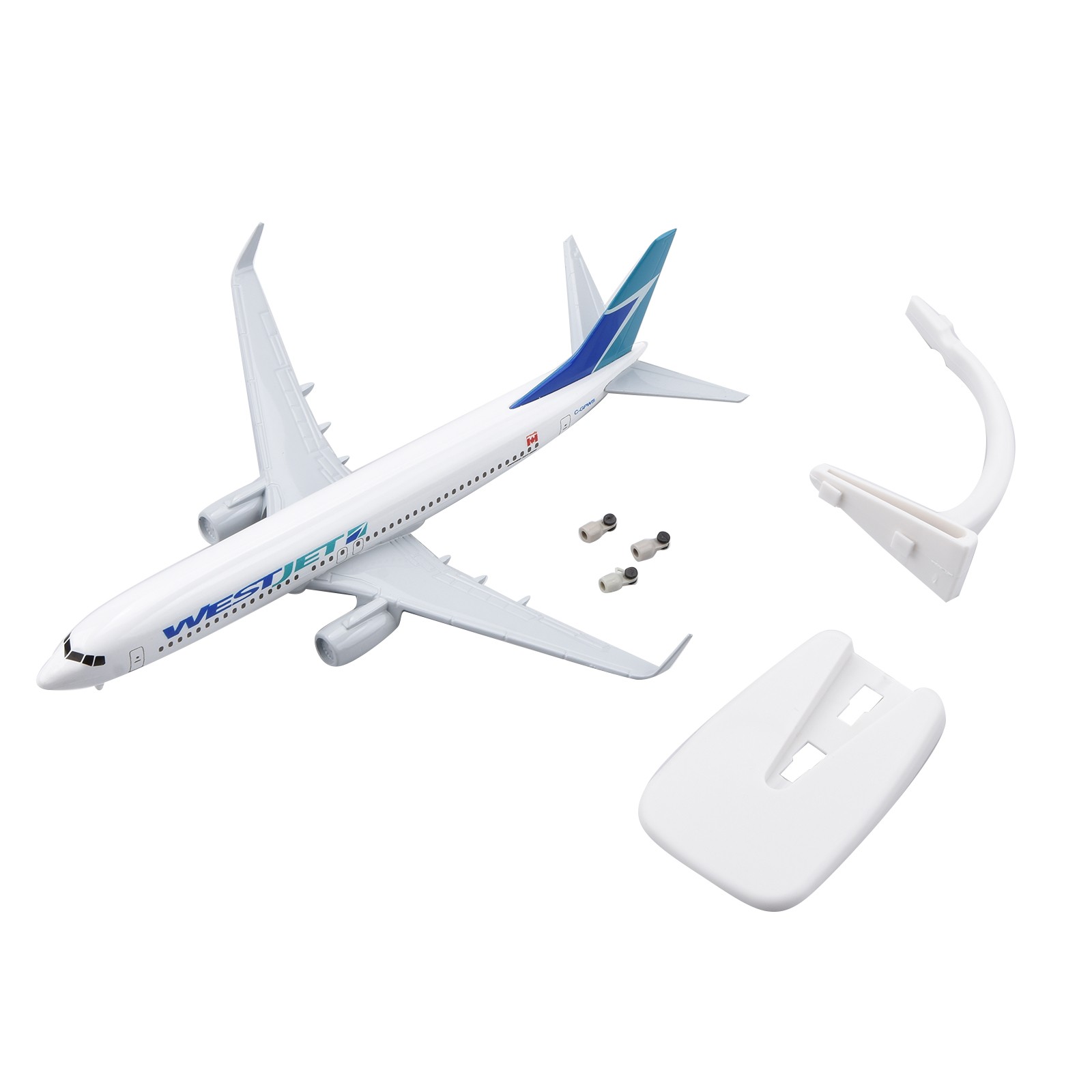 1/300 20cm American Westjet B737 Airplane Model Alloy Diecast Aircraft Display G