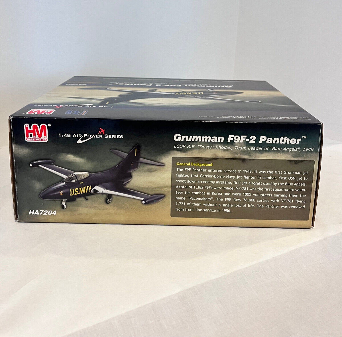 Hobby Master Grumman F9F-2 Panther Dusty Rhodes Team Leader Blue Angels 1949