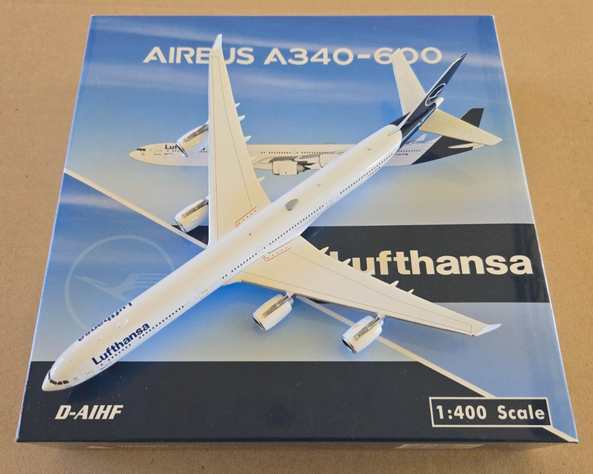 1:400 Phoenix Airbus A340-600 Lufthansa new livery D-AIHF