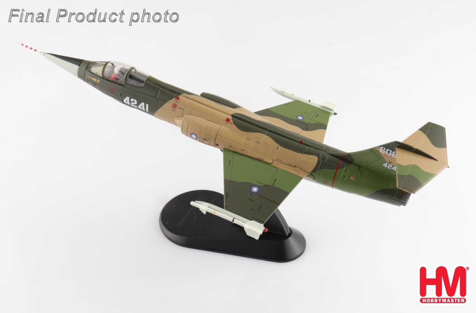 Lockheed F-104A 4241, 41st TFS, ROCAF, 1970 Diecast 1:72 Scale Model – HA1076