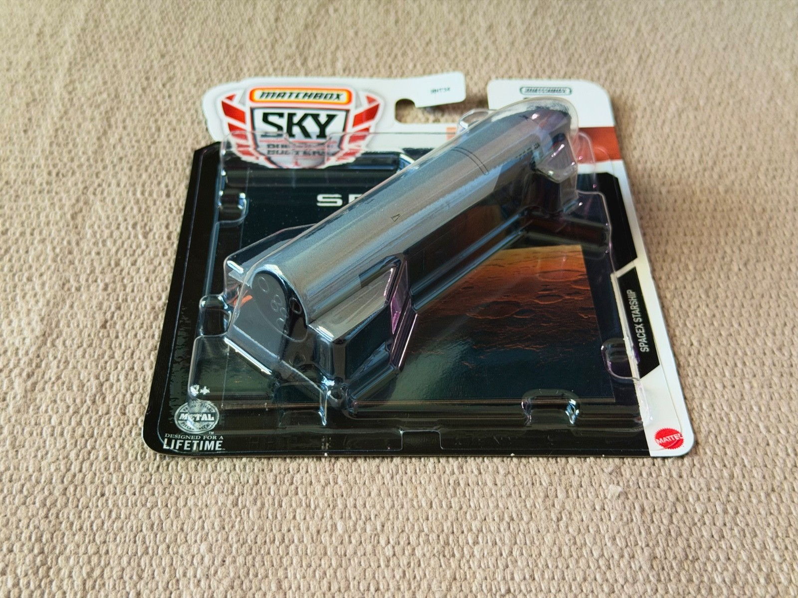 Matchbox 2023 Sky Busters SpaceX Starship with Playmat #18/32 New in Box