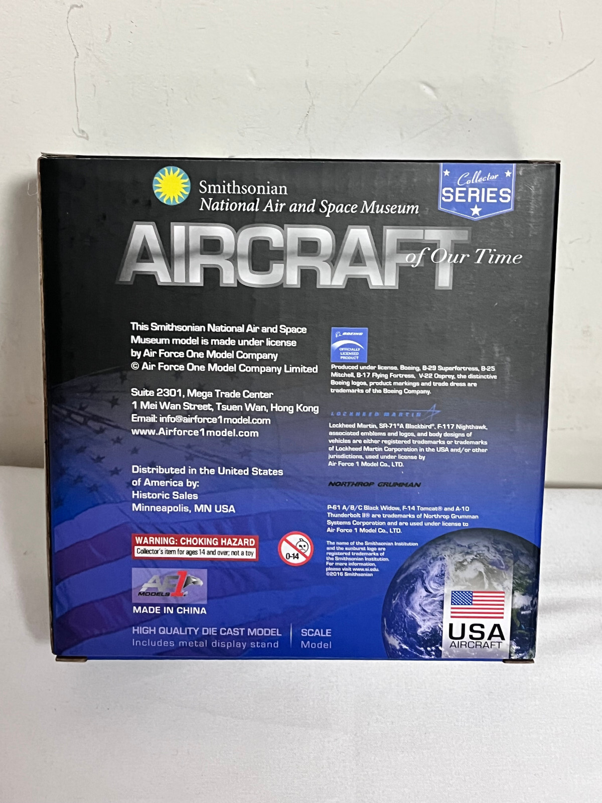 Air Force One Smithsonian Nat’l Air And Space Museum Collector Series Die Cast