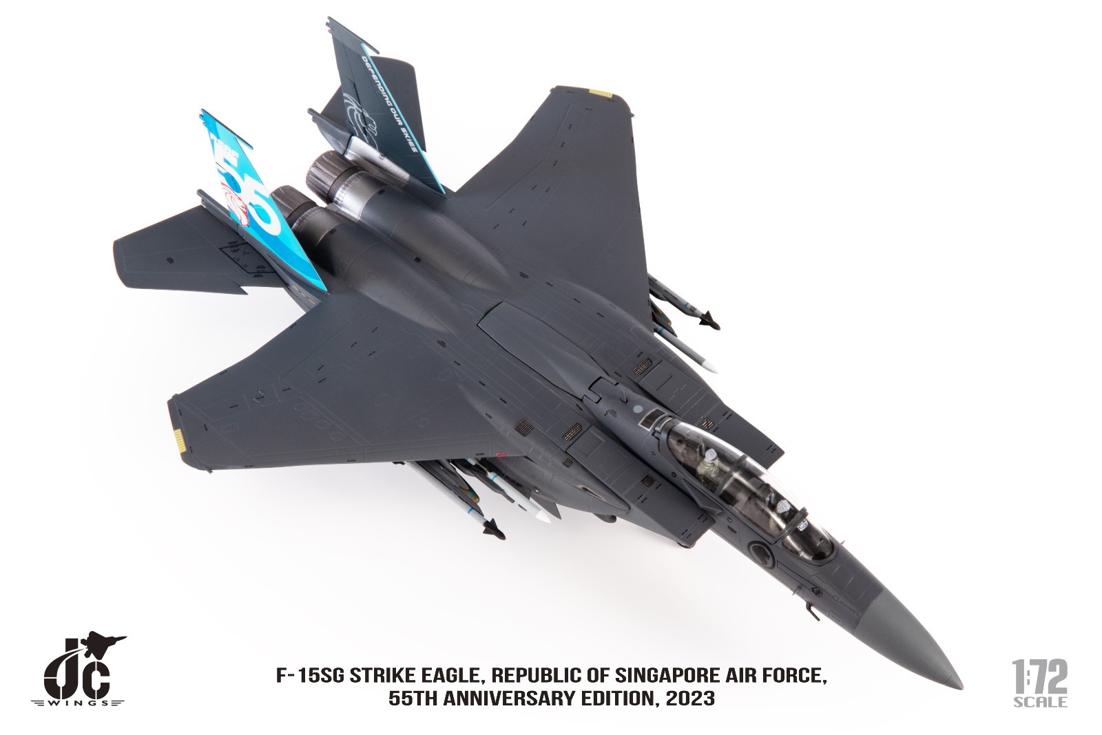 JC Wings 1:72 Singapore Air Force (RSAF) F-15SG Strike Eagle “55th Anniv.” 8317