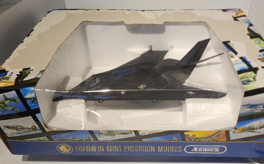 Franklin Mint Armour Collection 1:48 Scale F-117 STEALTH U.S.A.F# GULFWAR