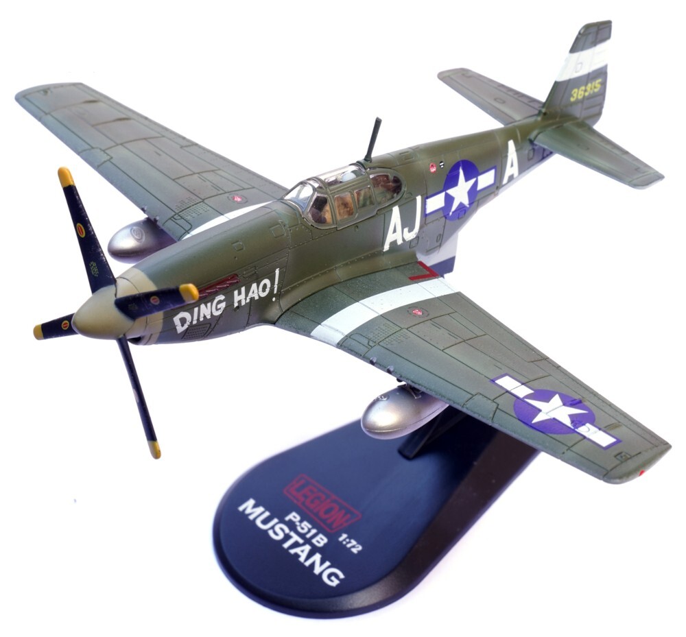 P-51 P-51B Mustang “Ding Hao” 356th, FS 354th FG USAAF 1/72 Scale Diecast Model