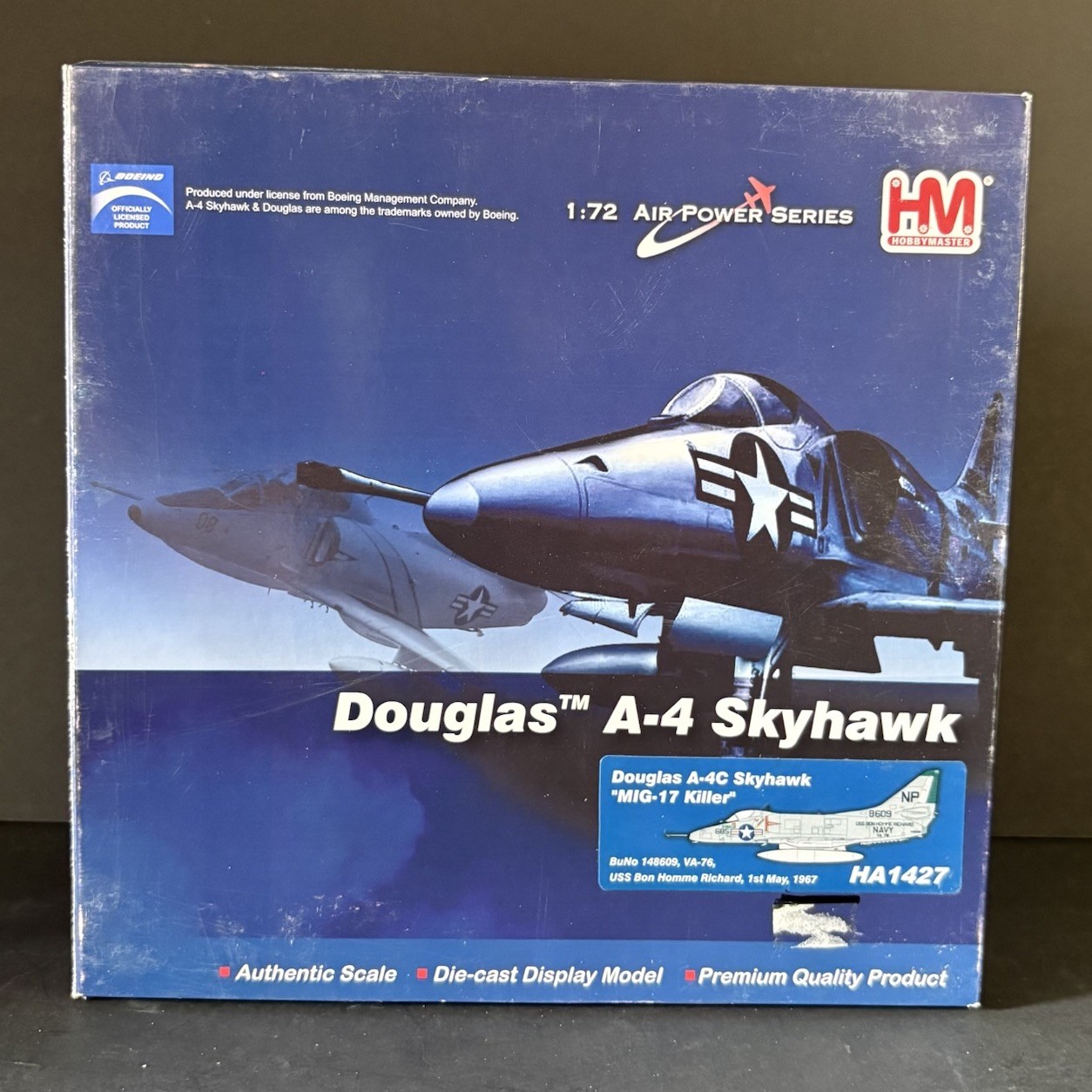 Hobby Master 1/72 HA1427 A-4C Skyhawk USS Bon Homme Richard, Vietnam MiG-17 Kill