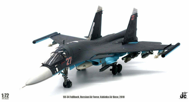 1:72 Russian Air Force SU34 Su-34 Fullback Fighter Diecast Aircraft Model in box