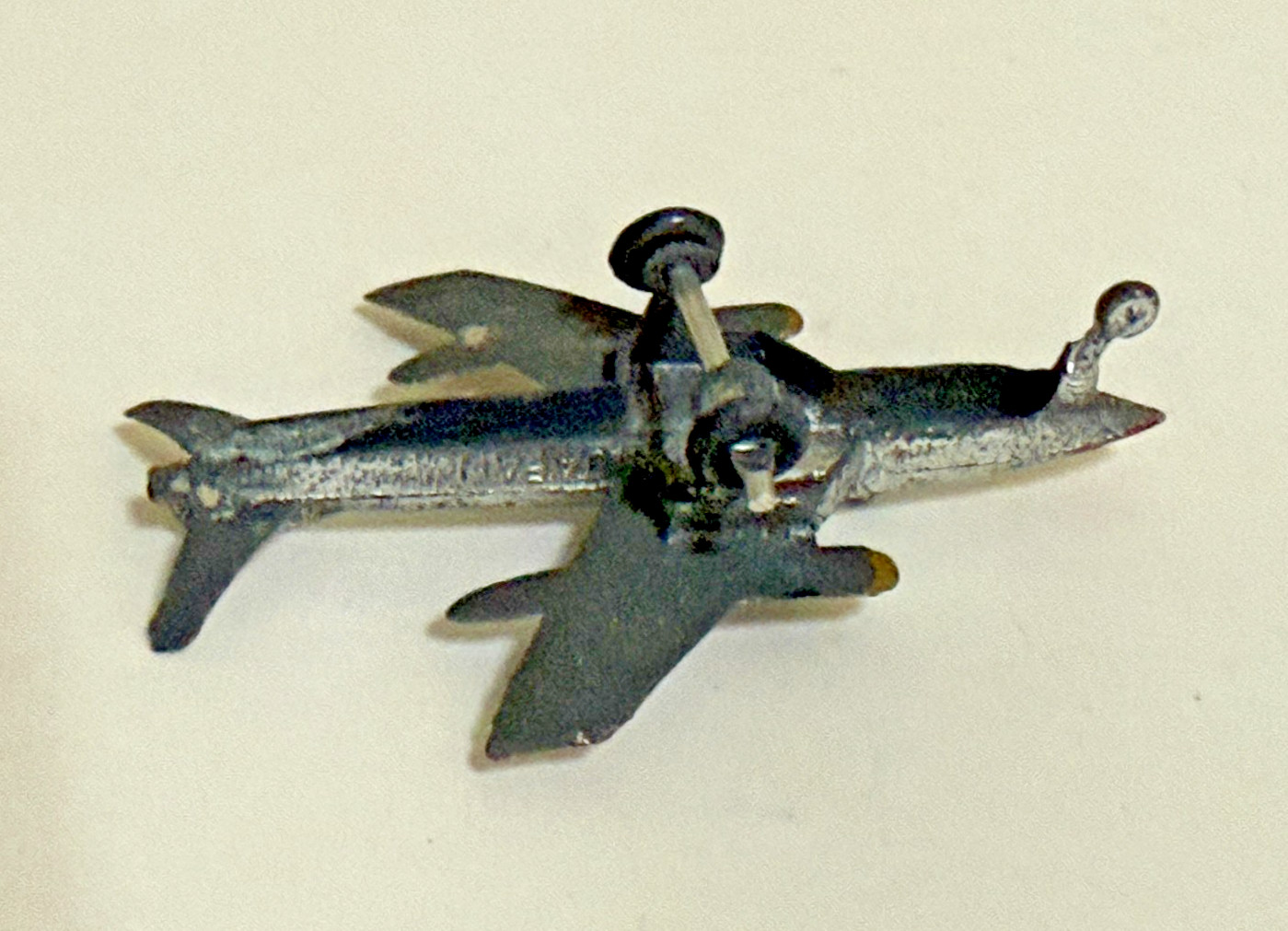 Vintage USAF Fighter Jet Metal Toy Plane United States Air Force