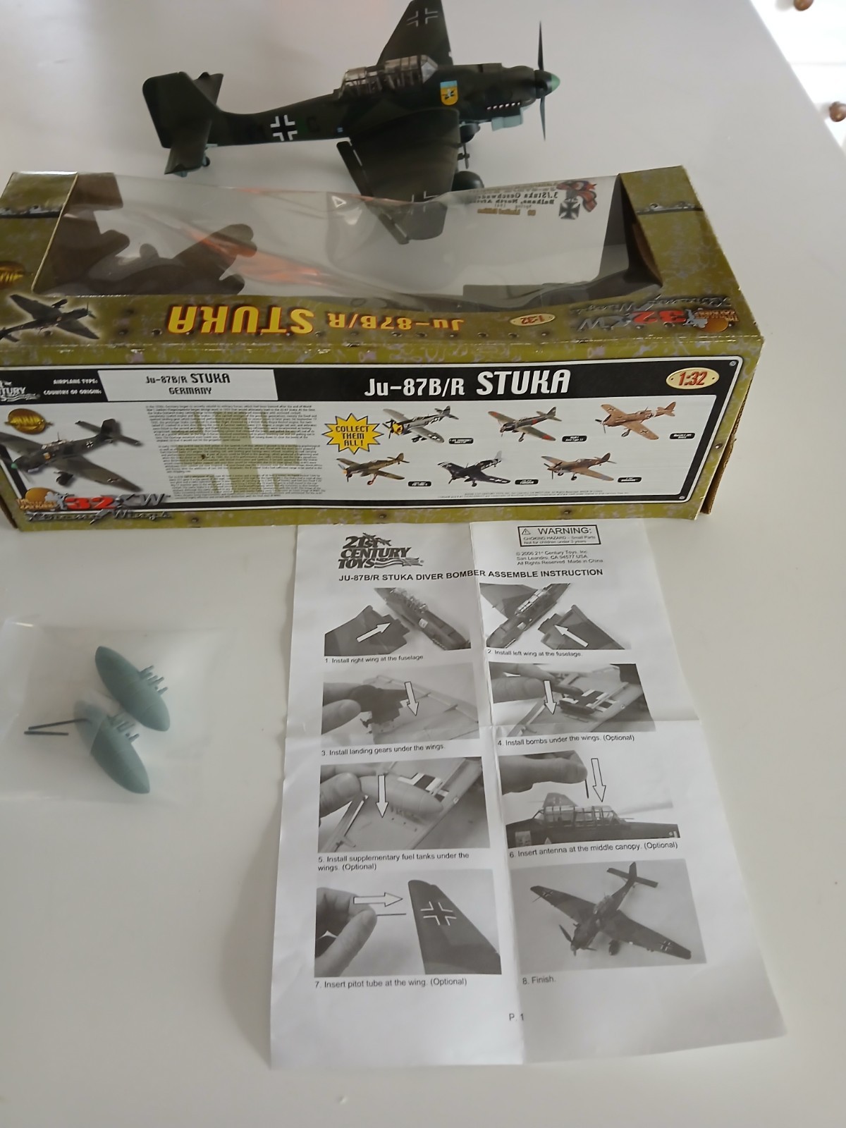 21st Century Toys WWII German Stuka Ju-87B/ R aircraft