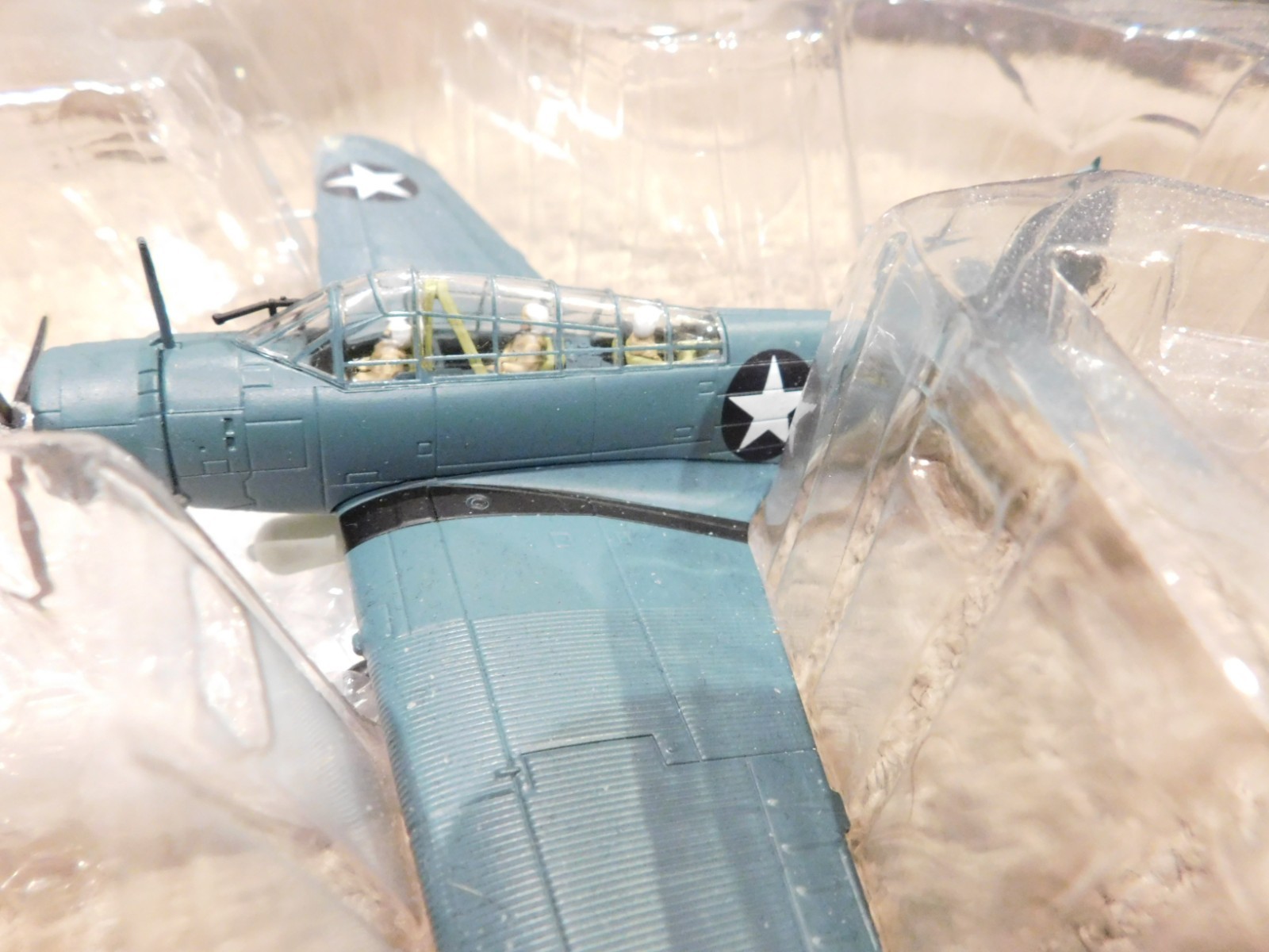 Wltk WWII US NAVY TBD-1 Devastator Bomber VT-8 1/72 Diecast Model Aircraft